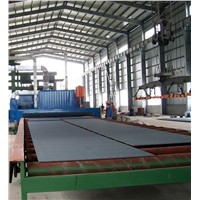Section Steel Shot Peening Surface Cleaning Machine