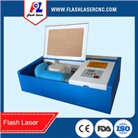 high speed Ruida 40w mini laser engraving machine for rubber/paper/wood/acrylic
