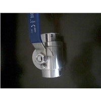 two piece forged threaded ball valve(105,F304,F316)