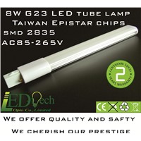8W G23 LED tube lamp 35 pcs SMD 2835 G23 LED lamp G23 PL lamp G23 tube lamp