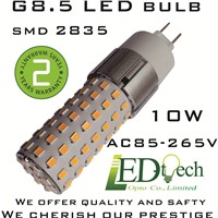 AC85-265V 10W G8.5 LED bulb 96 2835 SMD  Epistar LED corn lamp energy saving G8.5 LED corn lamp