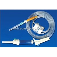 Disposable infusion set with precision flow regulator