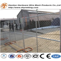 discount and hot sale pertable chain link temporary fence with hot dipped galvanized surface