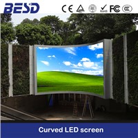 indoor&outdoor high transparency waterproof for rental using flexible led curtain display P12.5