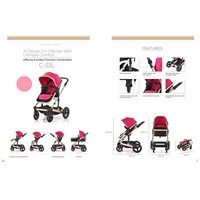 Deluxe 3 in 1 funtion Baby Strollers with Ultimate comfort