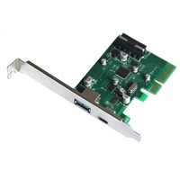PCIe X4 to 1port USB3.1 Type-A combo 1port USB3.1 Type-C expansion card
