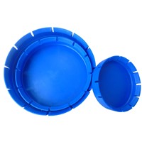 Plastic outside fitting flange cover