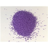 Purple speckles for detergent powder