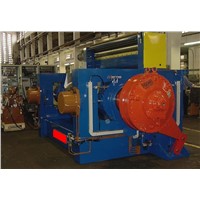 Large rubber mixing mill