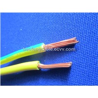 Yellow green grounding cable