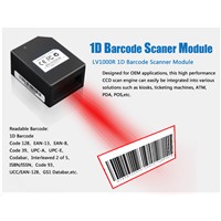 LV1000R barcode scanner with built in pos printer