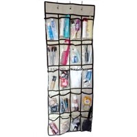 20 Pockets Over the Door Clear Shoe Organizer