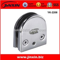 Guangzhou supplier stainless steel round glass clamp