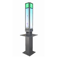 Floorstanding Charging Station Vending Machine Magnet Card Reader Support Solar Charging Kiosk