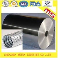 Raw material aluminum foil for flexible tube