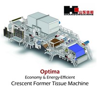 3600mm-1000m/min Crescent Former Tissue Paper/Toilet Paper Machine with 60t/d Capacity