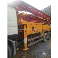 Used condition Putzmeister year 2003 37m pump truck second hand putameister 37m pump truck sale