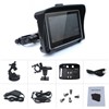 Motorcycle gps car navigator with charger cable bracket and cradle