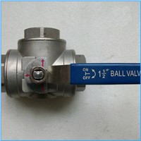 3-way ball valve female thread