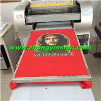 A2 size Eco solvent T-shirt flatbed  printer