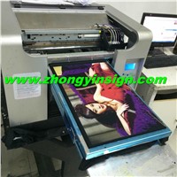A3 size Eco solvent T-shirt shirt flatbed printer