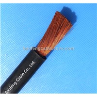single rubber sheathed flexible copper welding cable
