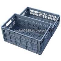collapsible crate mould, folding crate moulds, folding container mold china