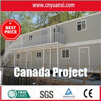 modular 20ft container house used for site office in canada