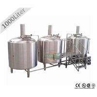 1000l craft beer brewing equipment with conical fermenter