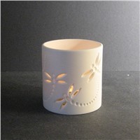 Dragonfly Ceramic Candle holders, tea light holders