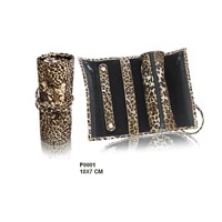 Leopard PU Travel Jewelry Roll(P0001)