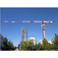 QTP100 flat top tower crane 6t topless tower crane