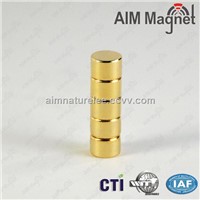 Sintered Customized Strong Gold plating Neodymium Magnet