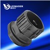 Fast union/joint fitting/gland /connector for plastic corrugated flexible pipe/conduit/hose