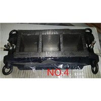 Cast iron three gang mould