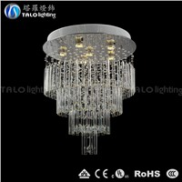 hot sale modern crystal LED pendant lamp round glass chandelier
