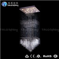 modern hotel  decorative LED chandeliers crystal pendant lighting