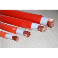 Orange PVC double  insulation Welding Cable