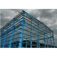 Prefab Galvanized Steel Frame Structure for Factory  Warehouse
