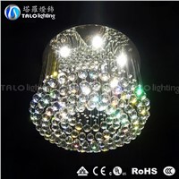 LED modern crystal ceiling lamp round ceiling lighting for home decoration