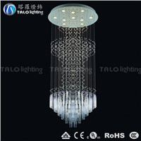 big hotel crystal chandelier modern luxury LED pendant lamp for project