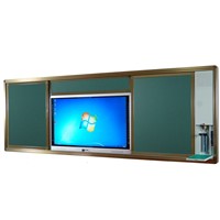 LCD Touch Screen with all-in-one pc and sliding green board