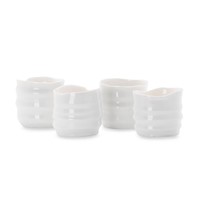 White Ceramic Candle Jars, Candle Vessels