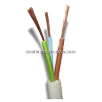 Electrical wire solid copper conductor