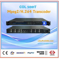 H.264 and MPEG-2 transcoder ,HD and SD transcoder ENCODER COL5081T