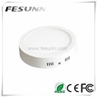6W White surface mounted led round panel light