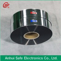 Customized AL/ZN MPET BOPET 6micron capacitor film