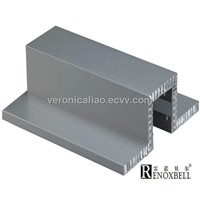 Grey Silver Aluminum Honeycomb Panel