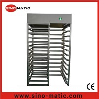 Stainless Steel Security Pedestrian Access Control Full Height Turnstile