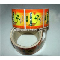medicine label sticker